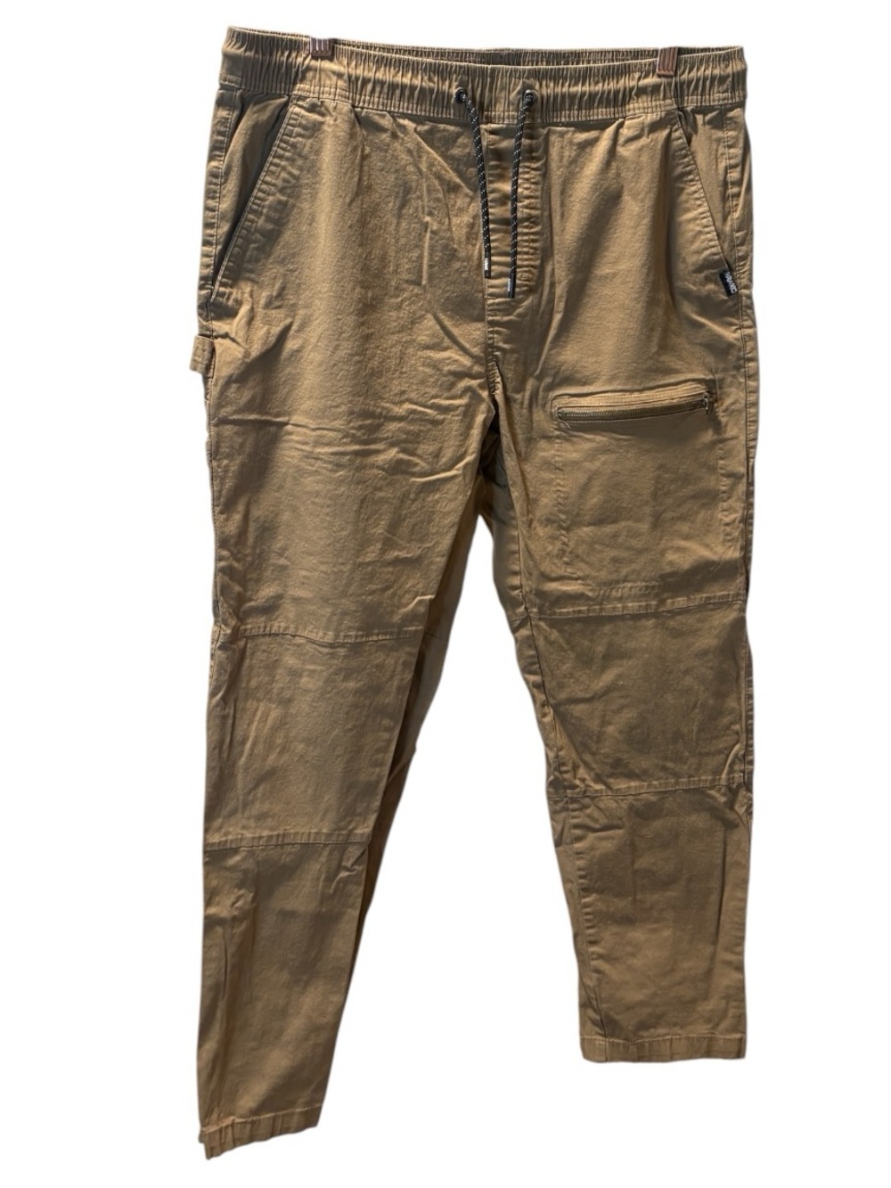Tony Hawk Men's Cargo Jogger Pants in Khaki